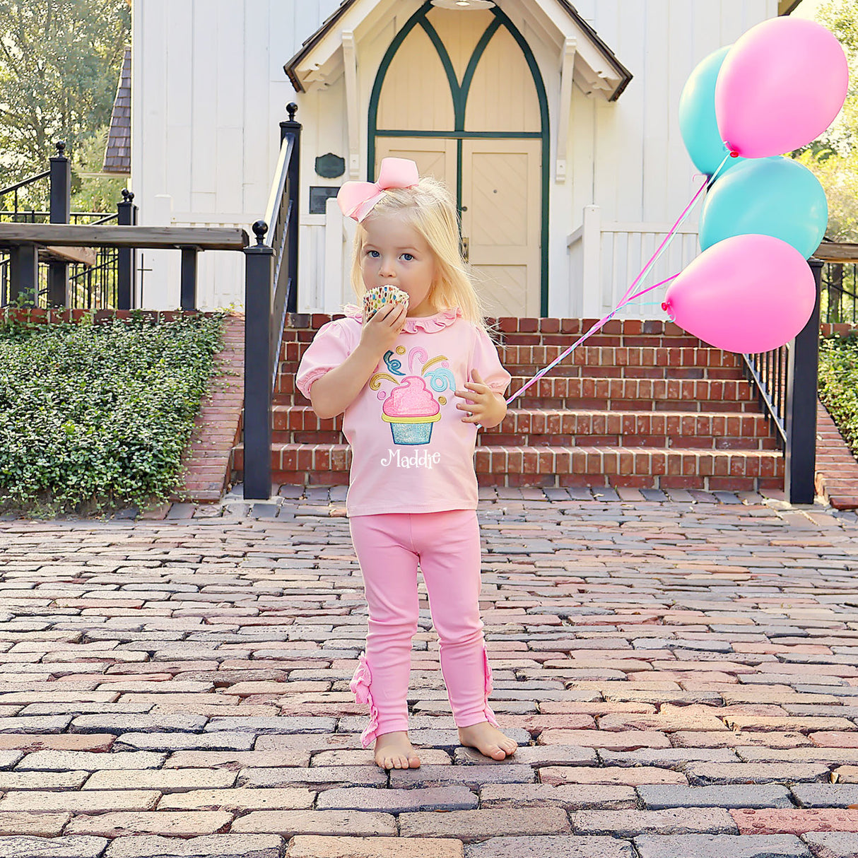 Cupcake Light Pink Ruffle Top