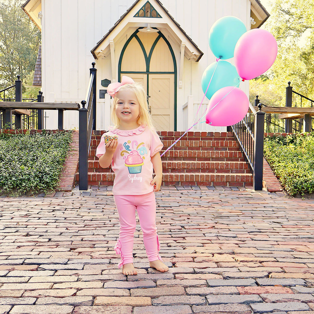 Cupcake Light Pink Ruffle Top
