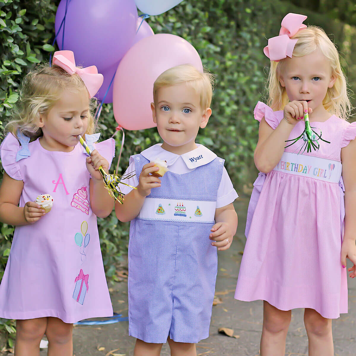 Birthday Smocked Royal Jon Jon