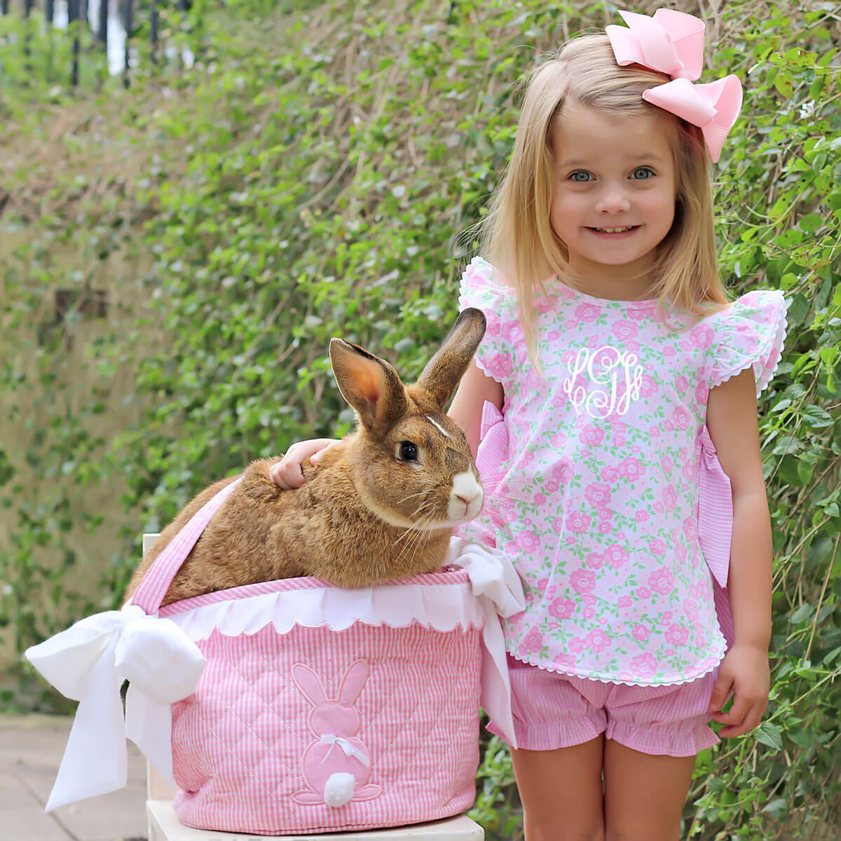 Sweet Floral Pink Layla Bloomer Set