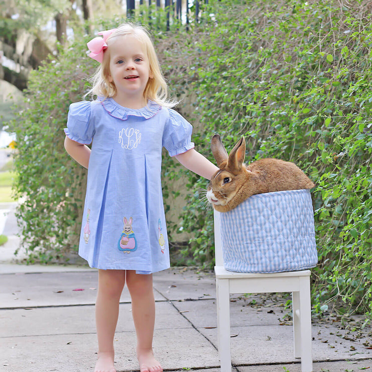 Storybook Rabbit Blue Chloe Dress