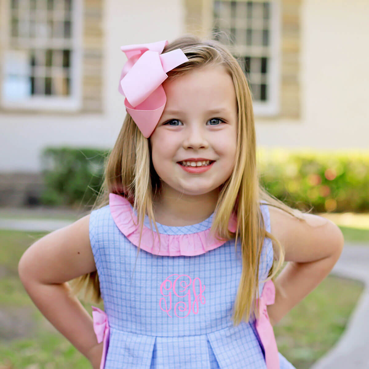 Camden Plaid Blue Eloise Dress