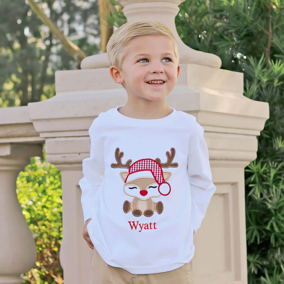 Dashing Reindeer Long Sleeve Shirt