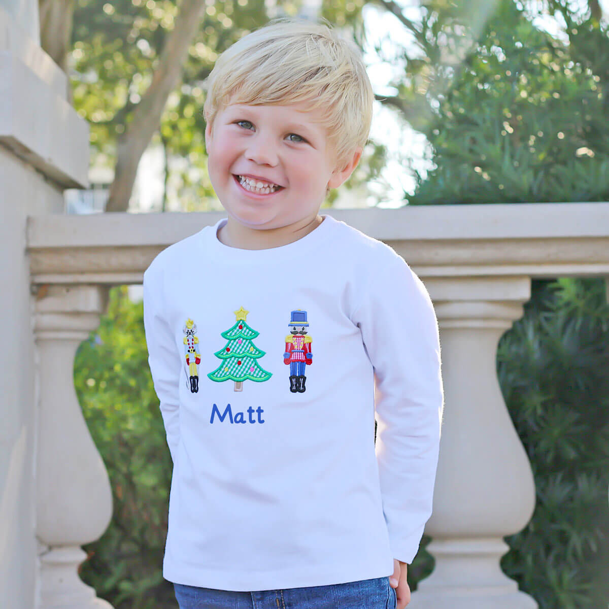 Nutcracker White Long Sleeve Shirt