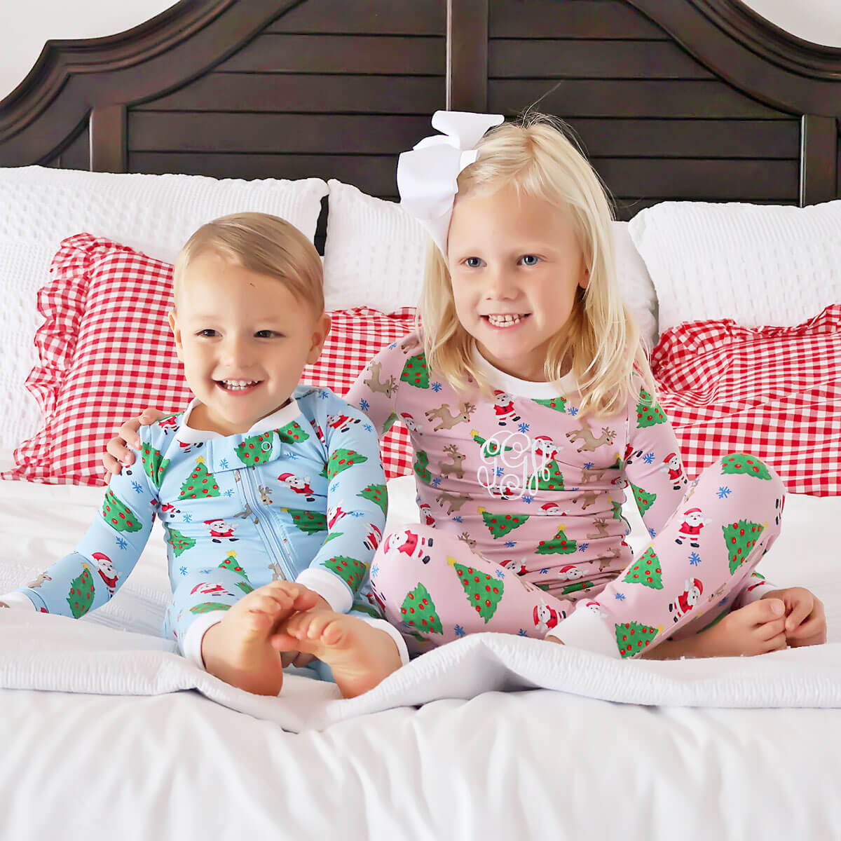 Christmas Cheer Pink Pajamas