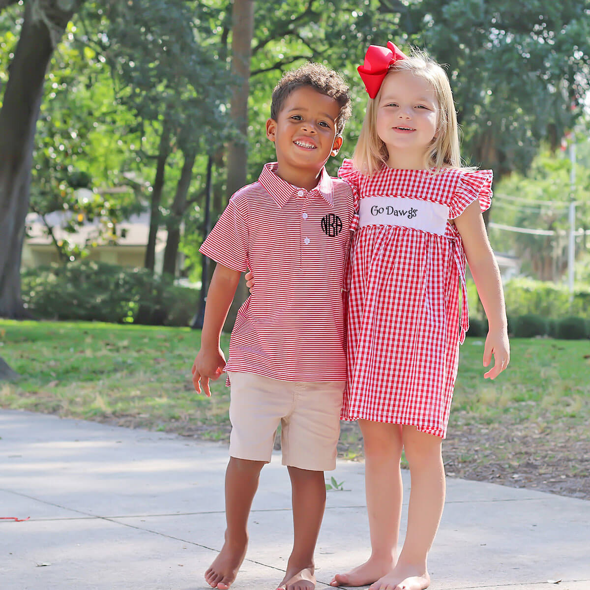 Red Gingham Avery Dress
