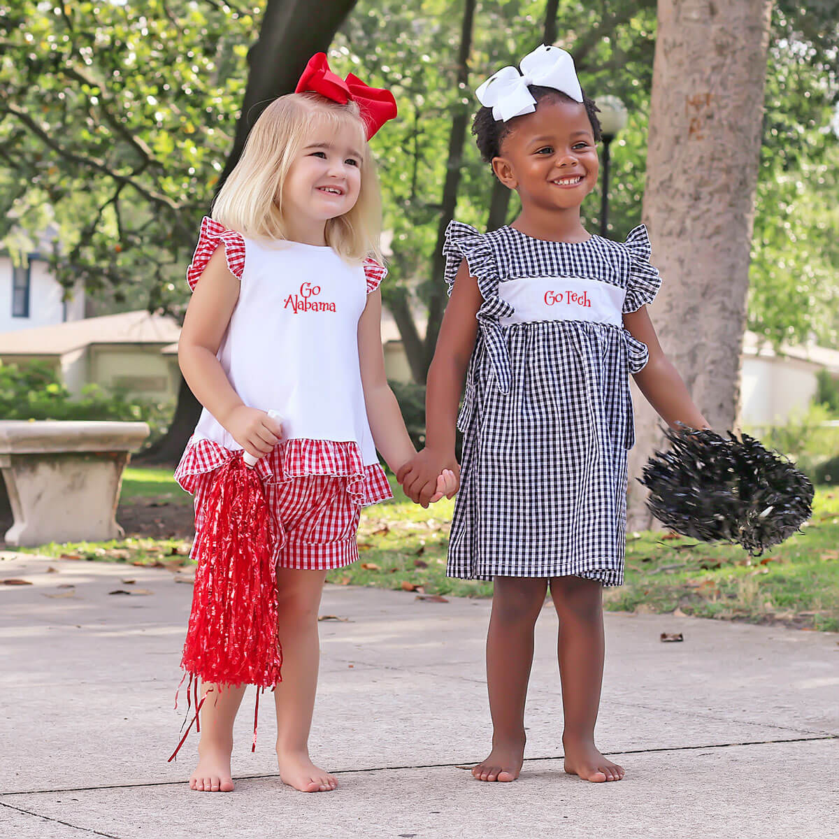 Black Gingham Avery Dress