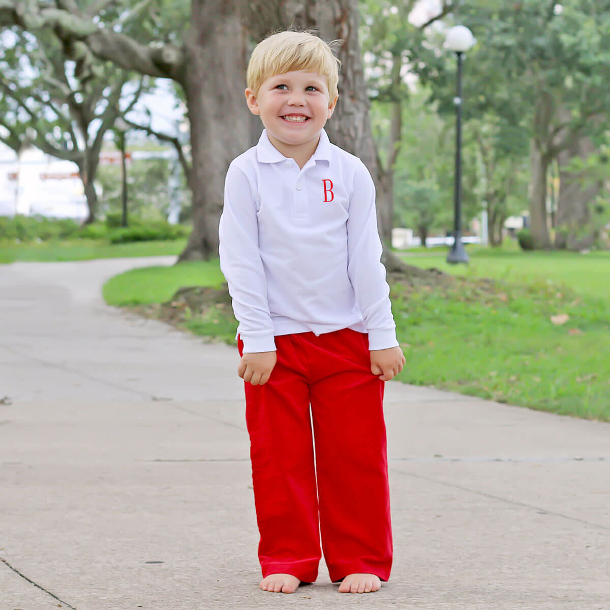 Red Corduroy Pants