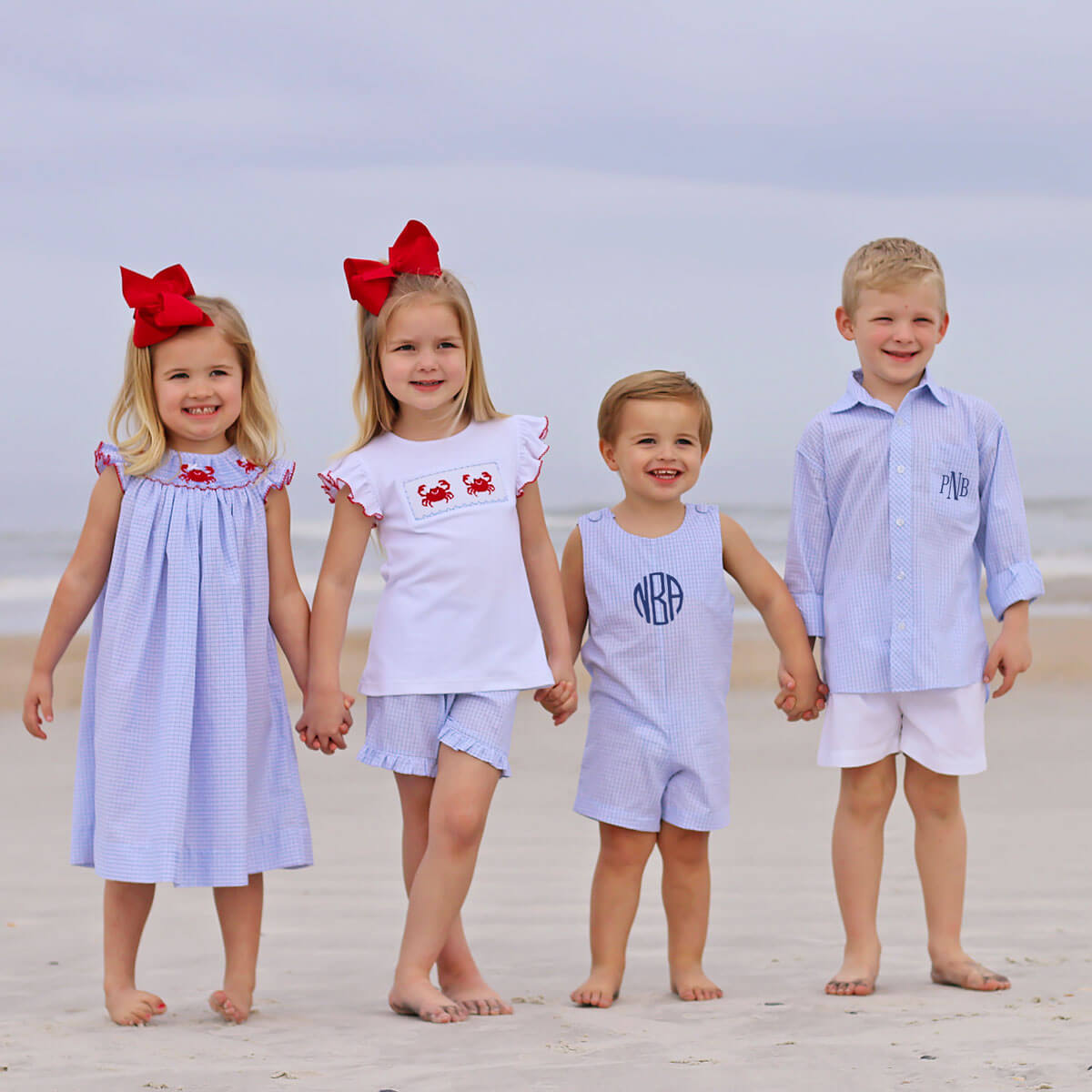 Light Blue Plaid Jon Jon