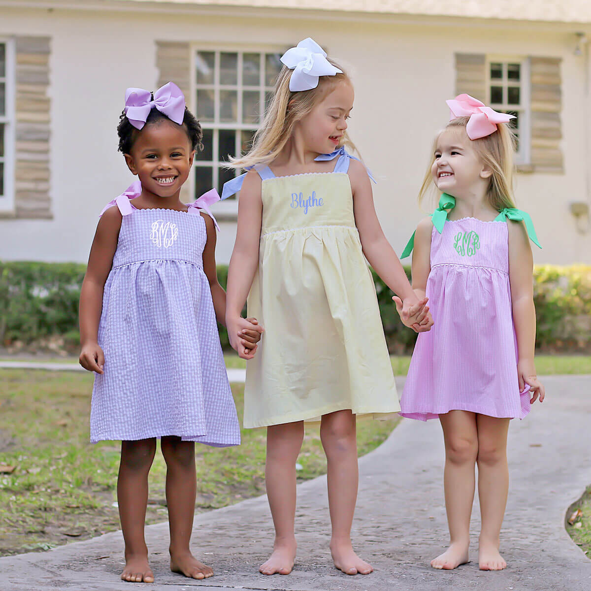 Pink Gingham Aubree Dress