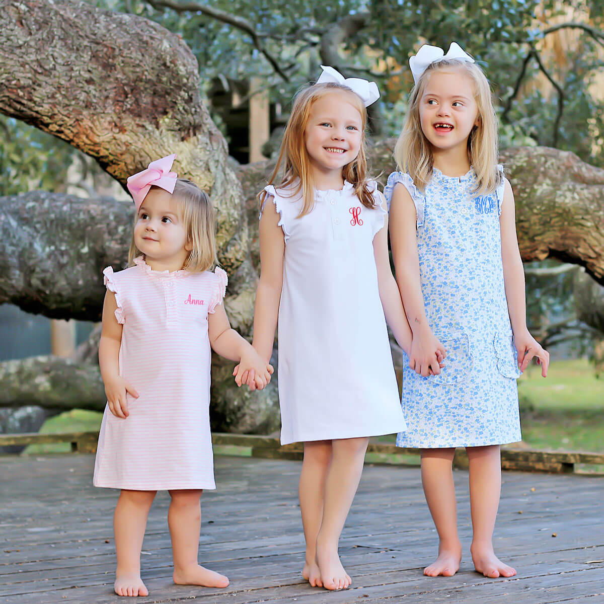 Pink Stripe Nicole Dress