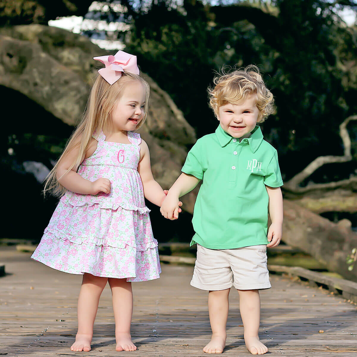 Solid Pique Polo Shirt Green