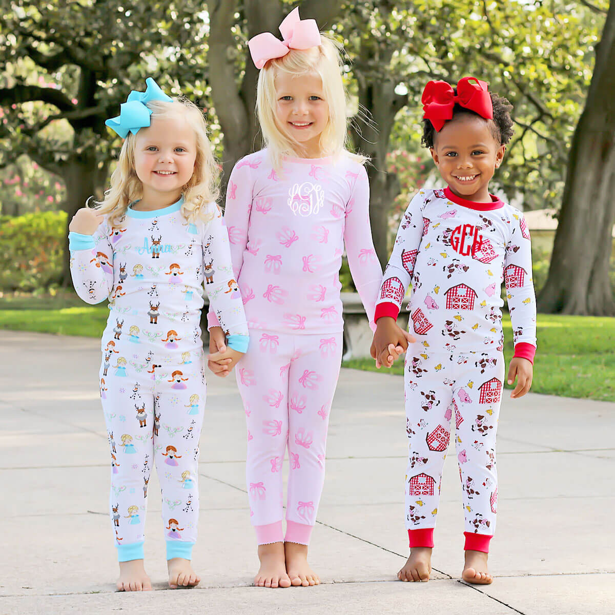 Barn Print Knit Pajamas