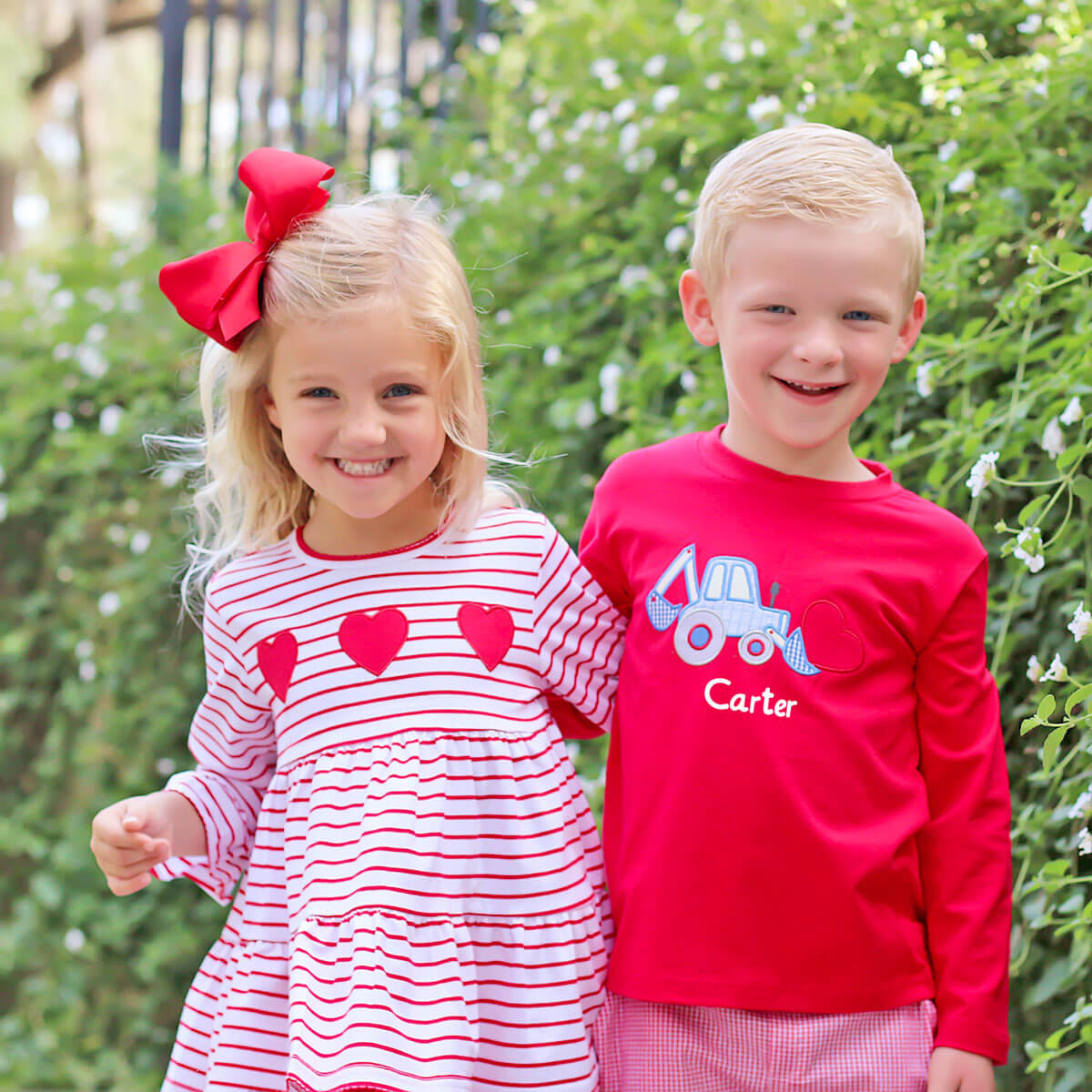 Sweet Valentine Red Stripe Callie Legging Set