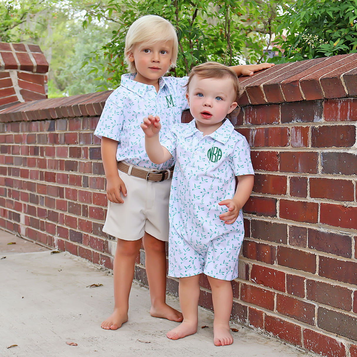 Mallard Pond Polo Romper