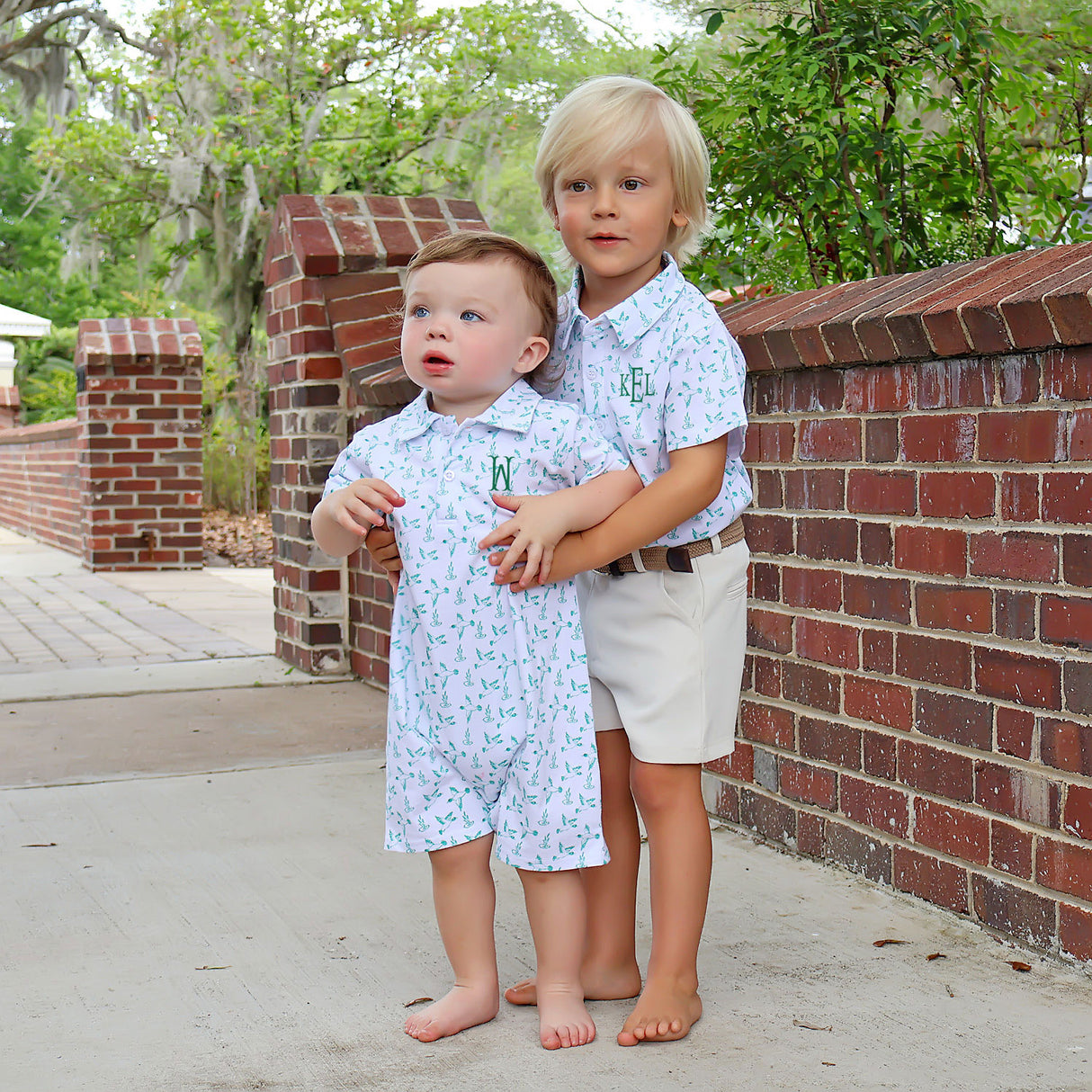 Mallard Pond Polo Romper
