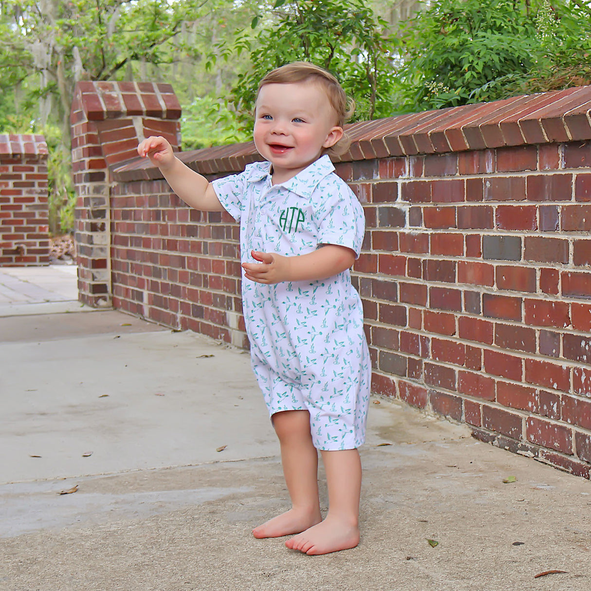 Mallard Pond Polo Romper