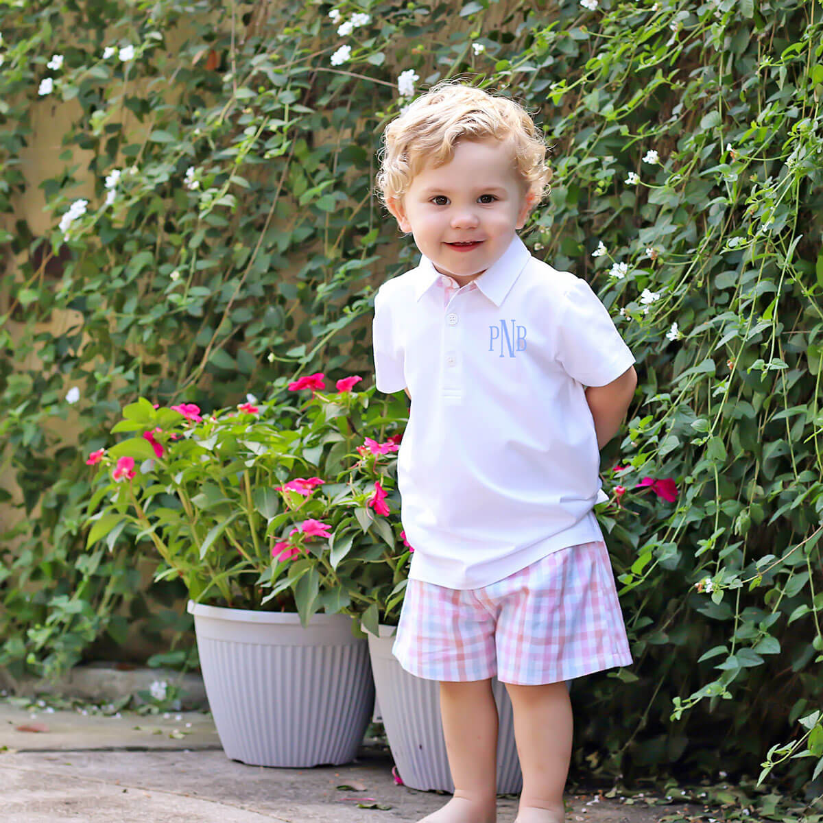 Pastel Check Short Set