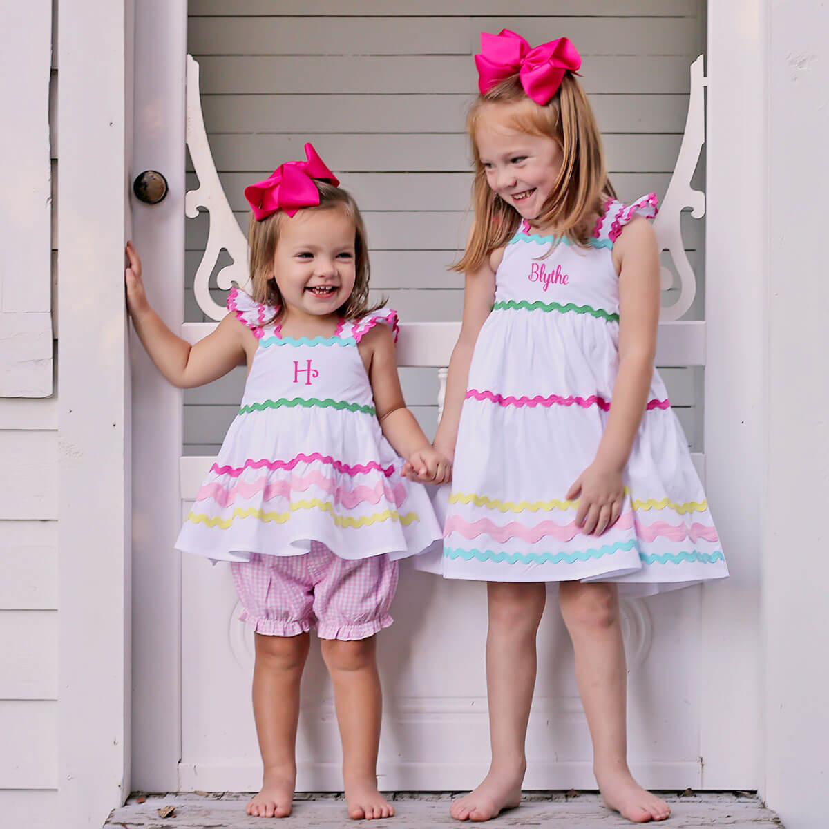 Rainbow Ric Rac Callie Dress