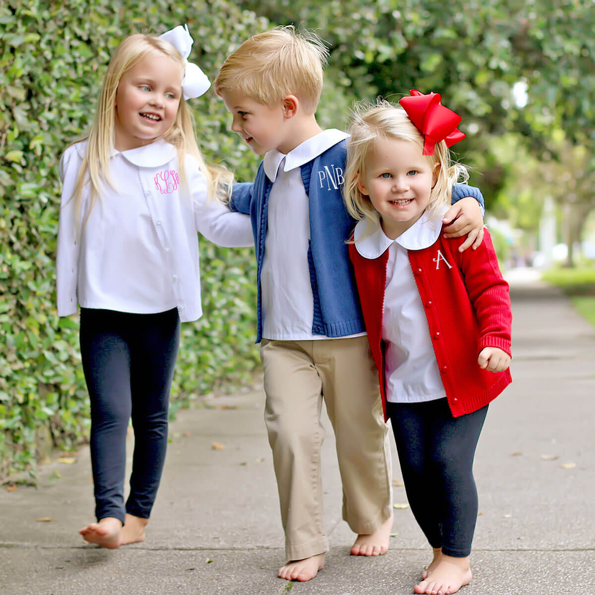 Girls Long Sleeve Undershirt White