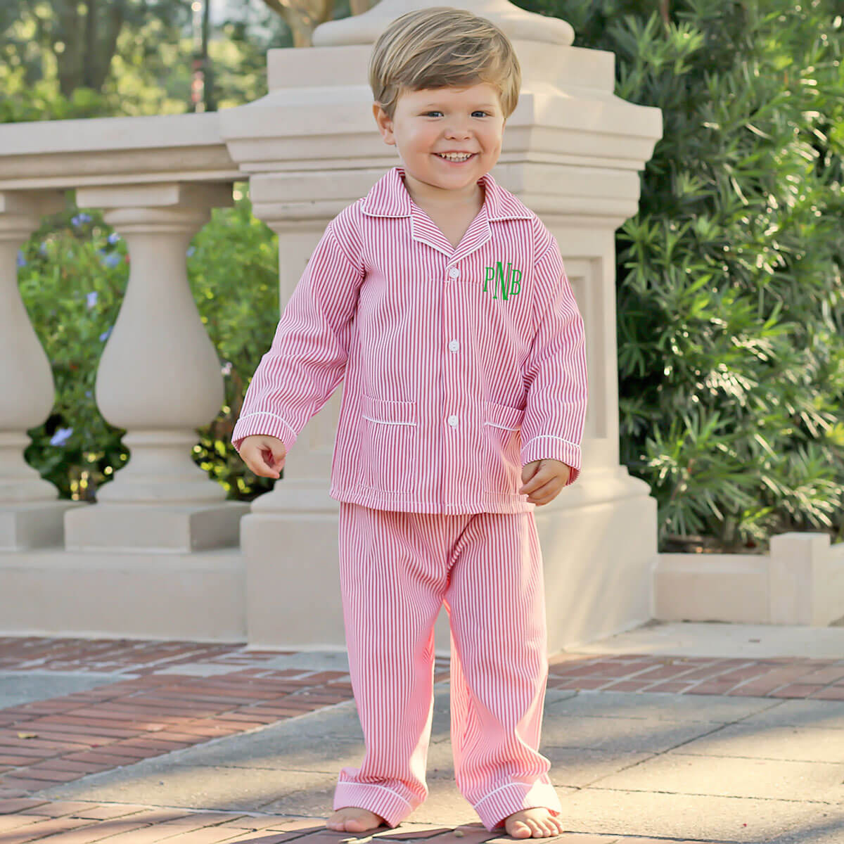 Red Stripe Classic Pajamas