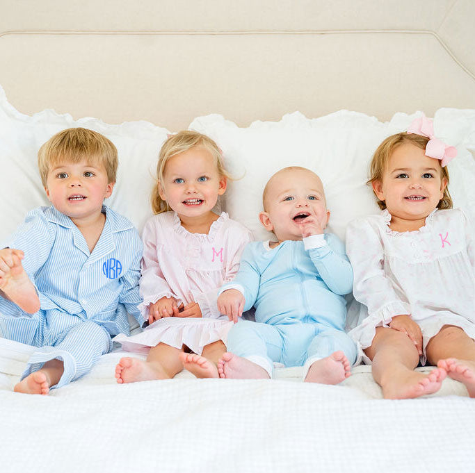 Blue Stripe Classic Pajamas