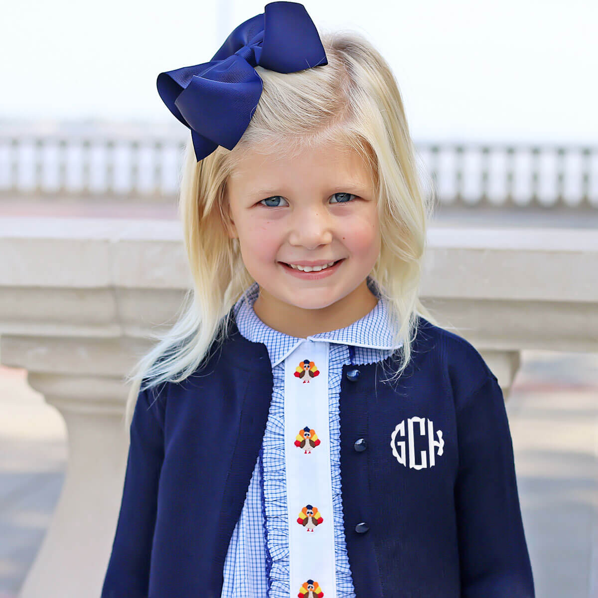 Button Up Sweater Navy
