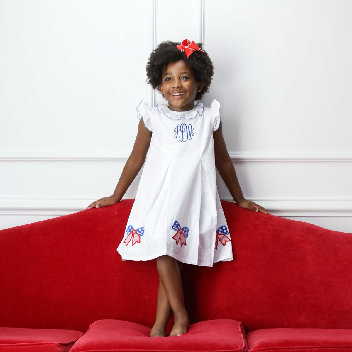 Happy Fourth White Chloe Dress