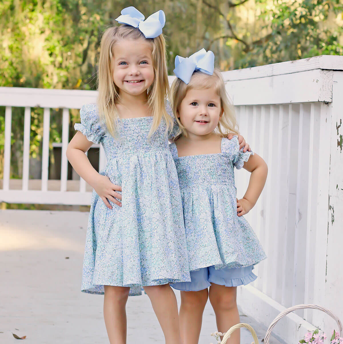 Enchanted Floral Smocked Hannah Short Set
