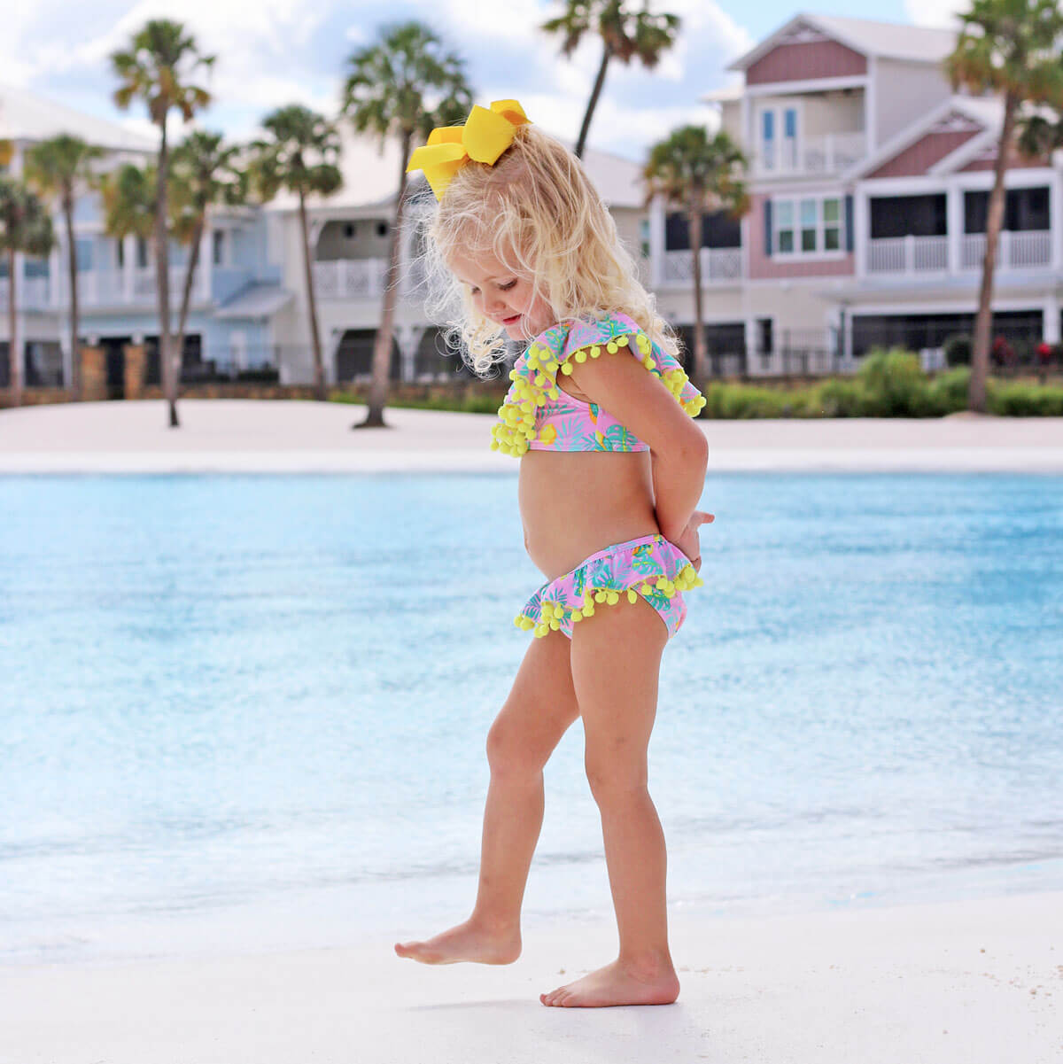 Pacific Palm Two Piece Swimsuit