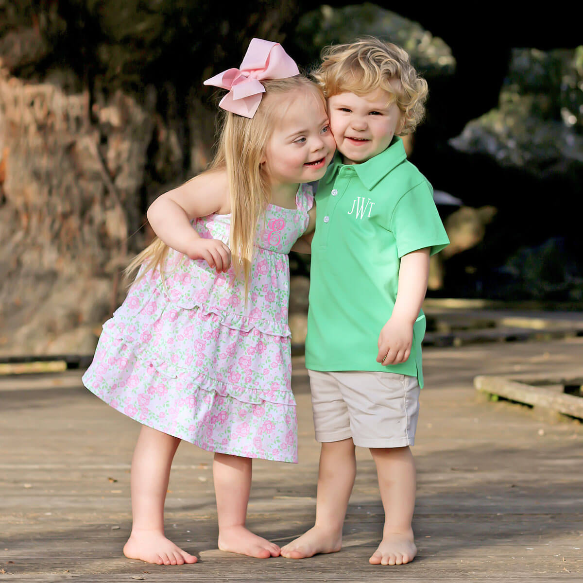 Pink Floral Callie Tiered Dress