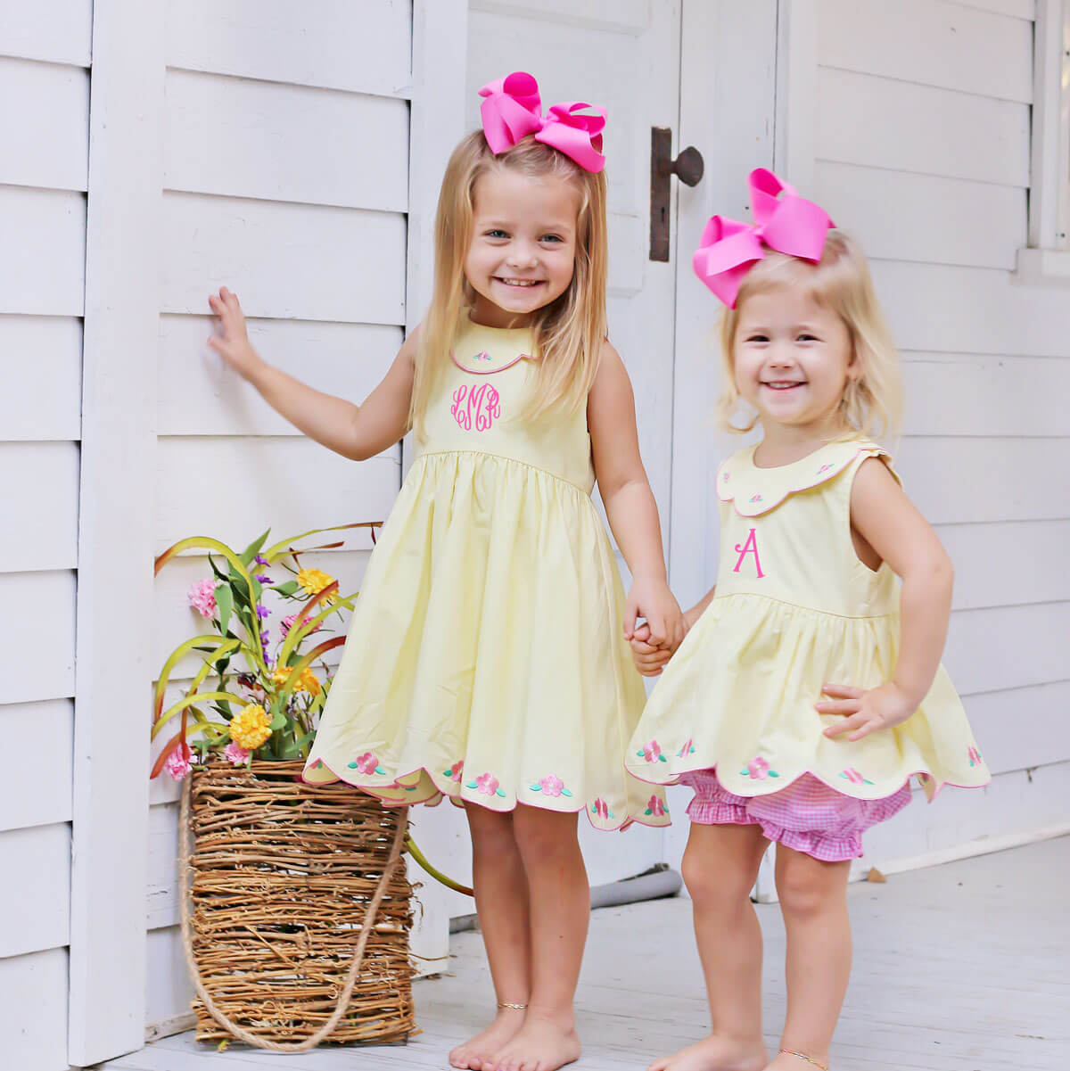 Simply Spring Flowers Yellow Lena Dress