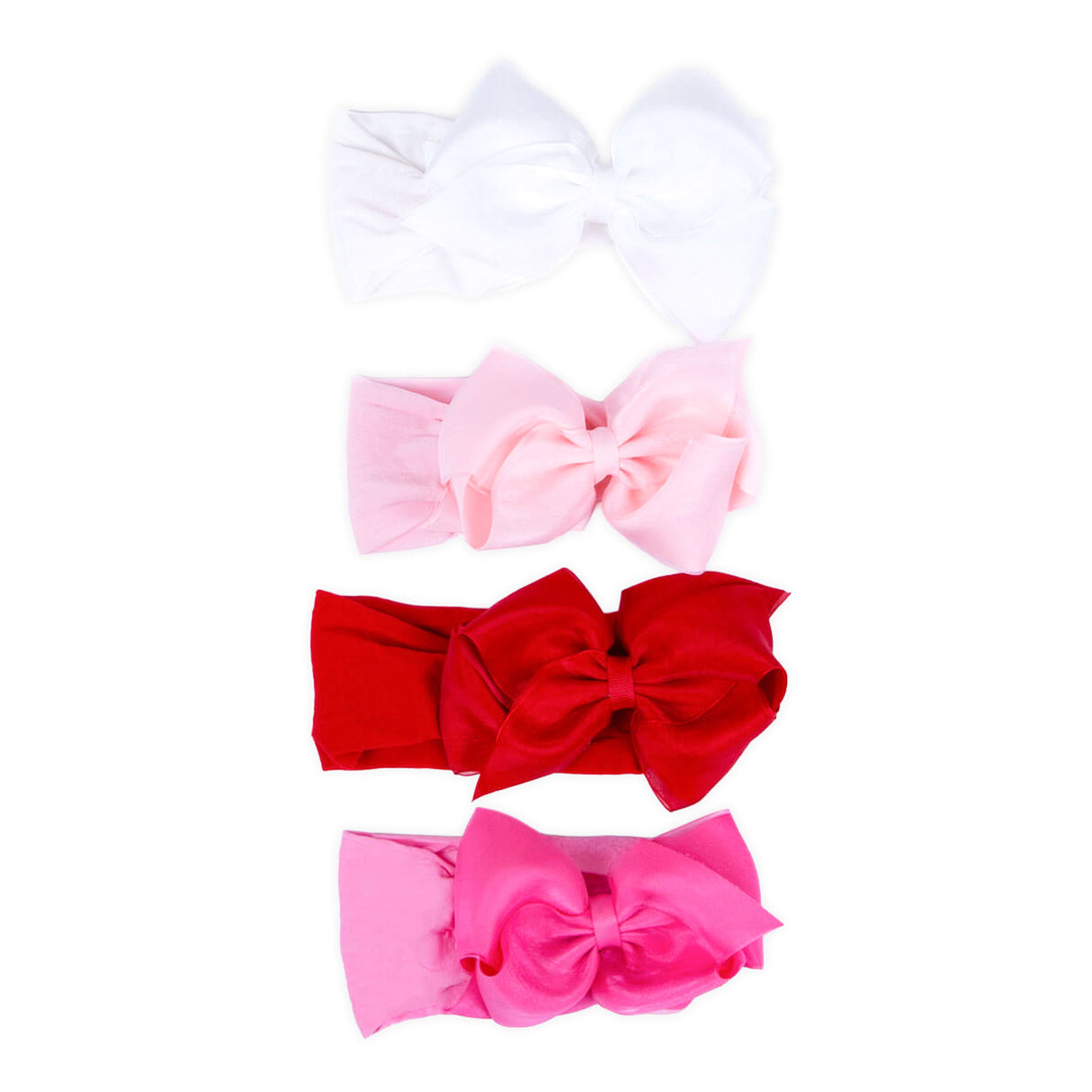 Mini King Organza Overlay Bow Baby Band