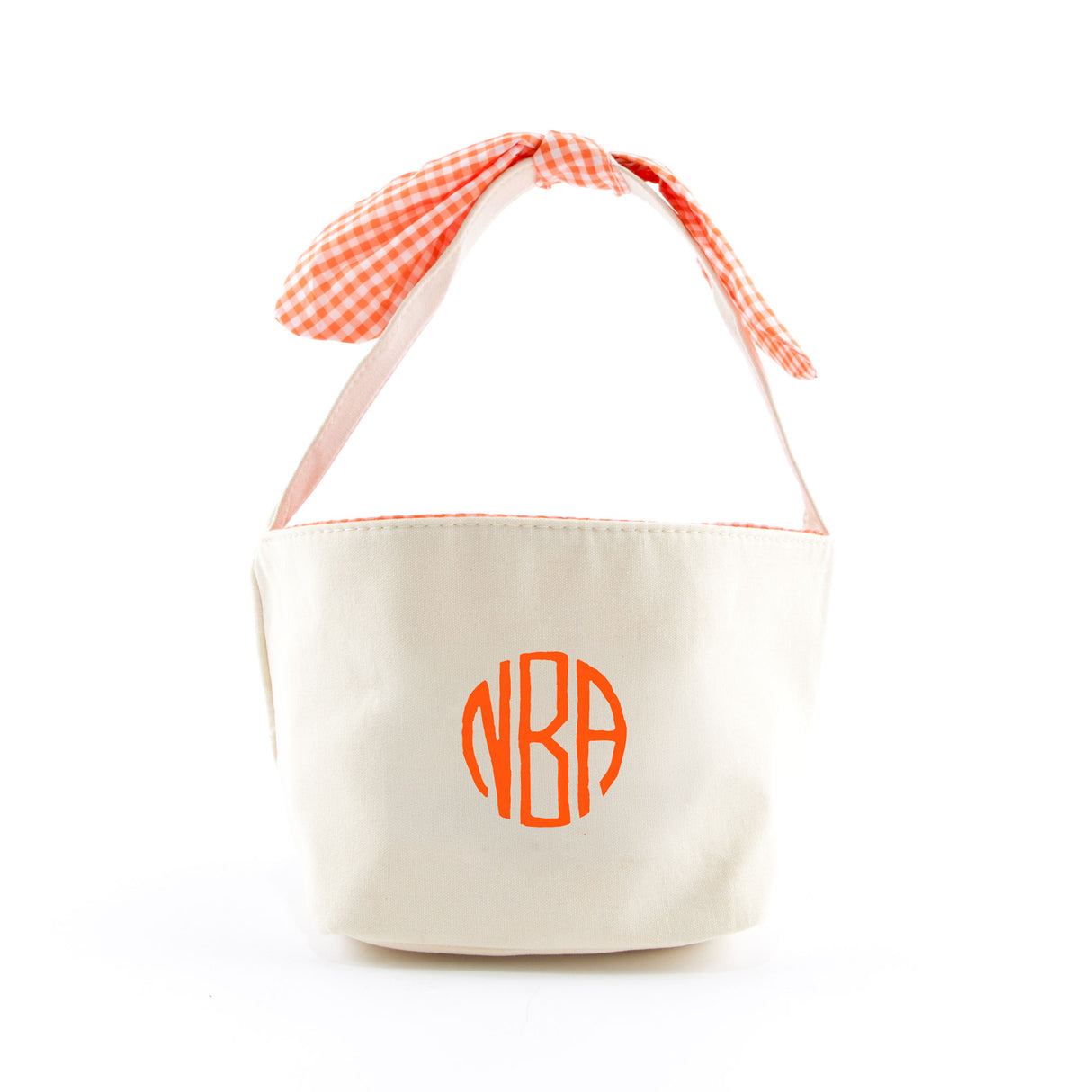 Pumpkin Canvas Small Halloween Basket