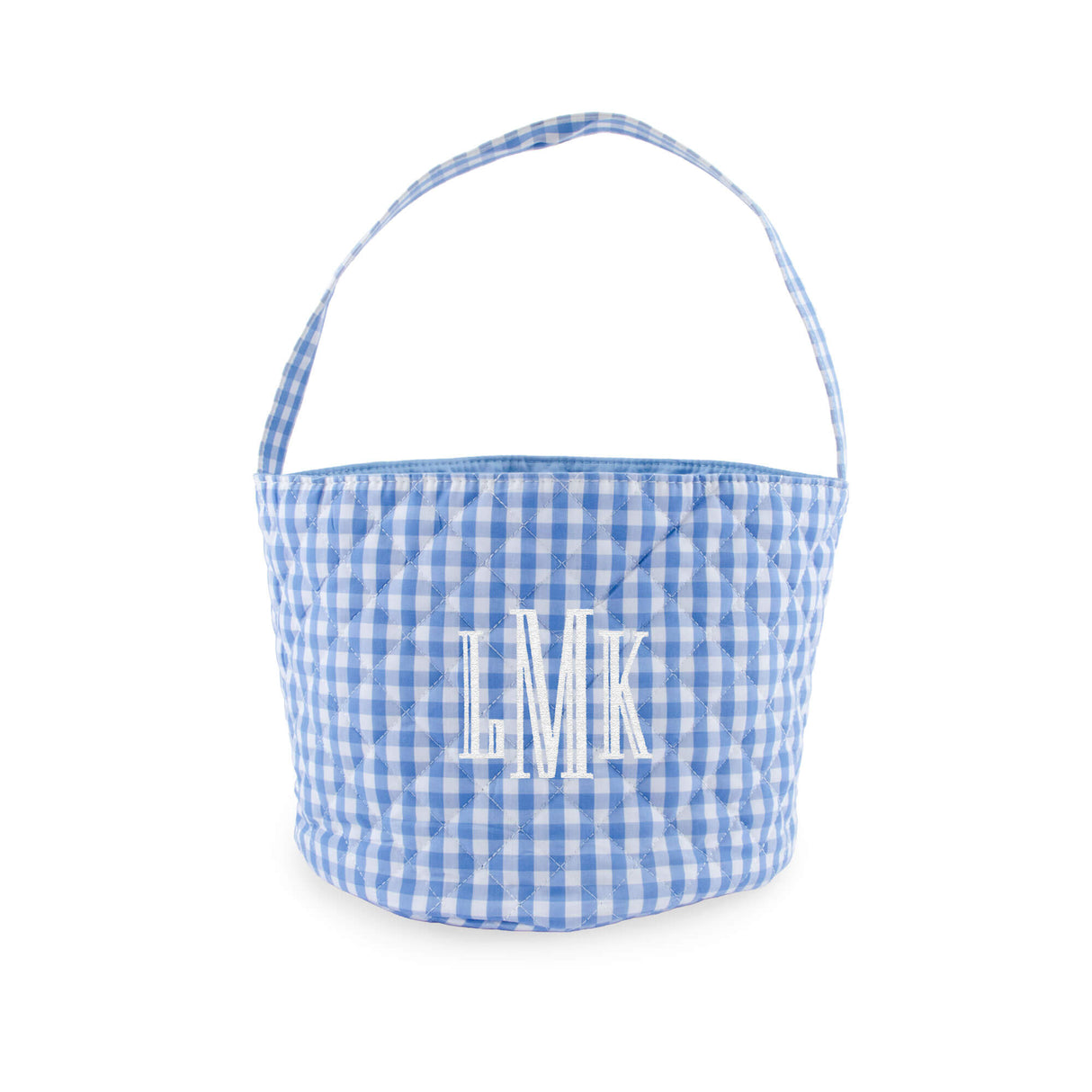 Gingham Quilted Easter Basket