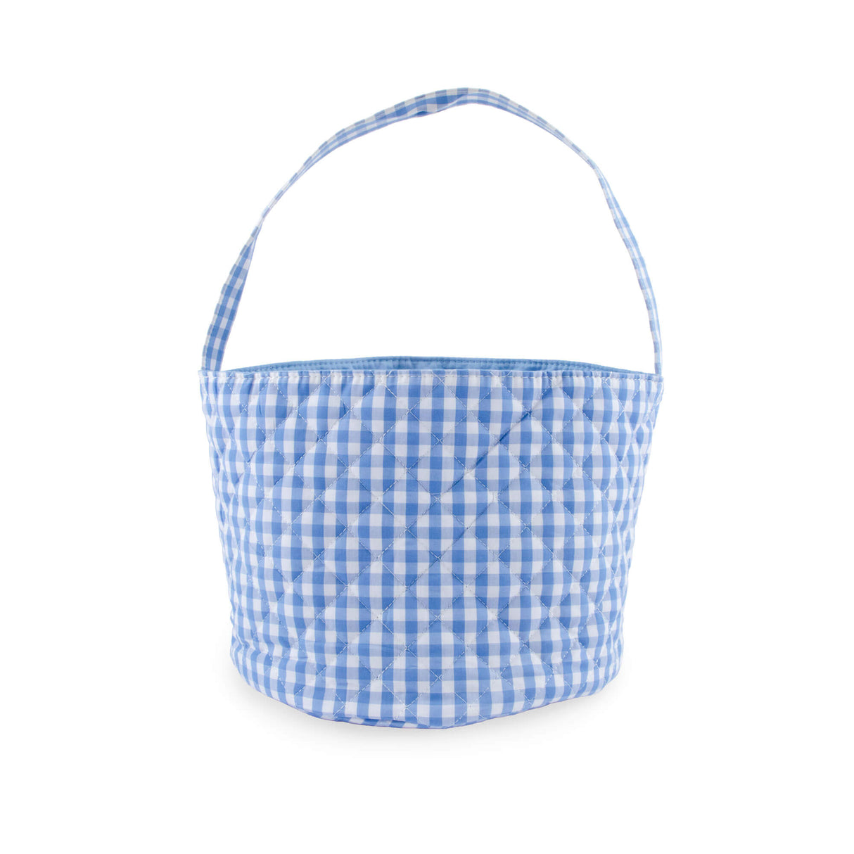 Gingham Quilted Easter Basket