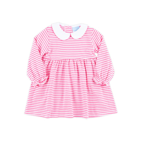 Hot Pink Stripe Riley Dress