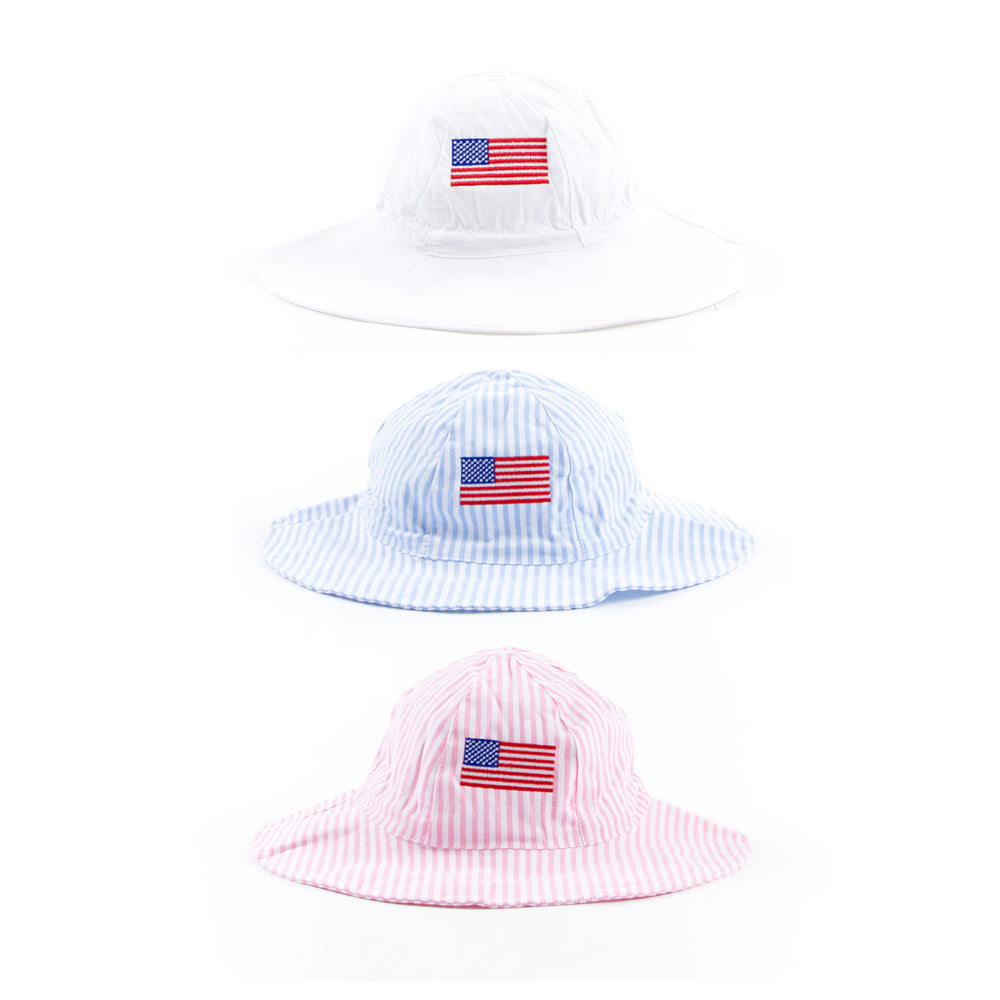 Flag Stripe Baby Sun Hat
