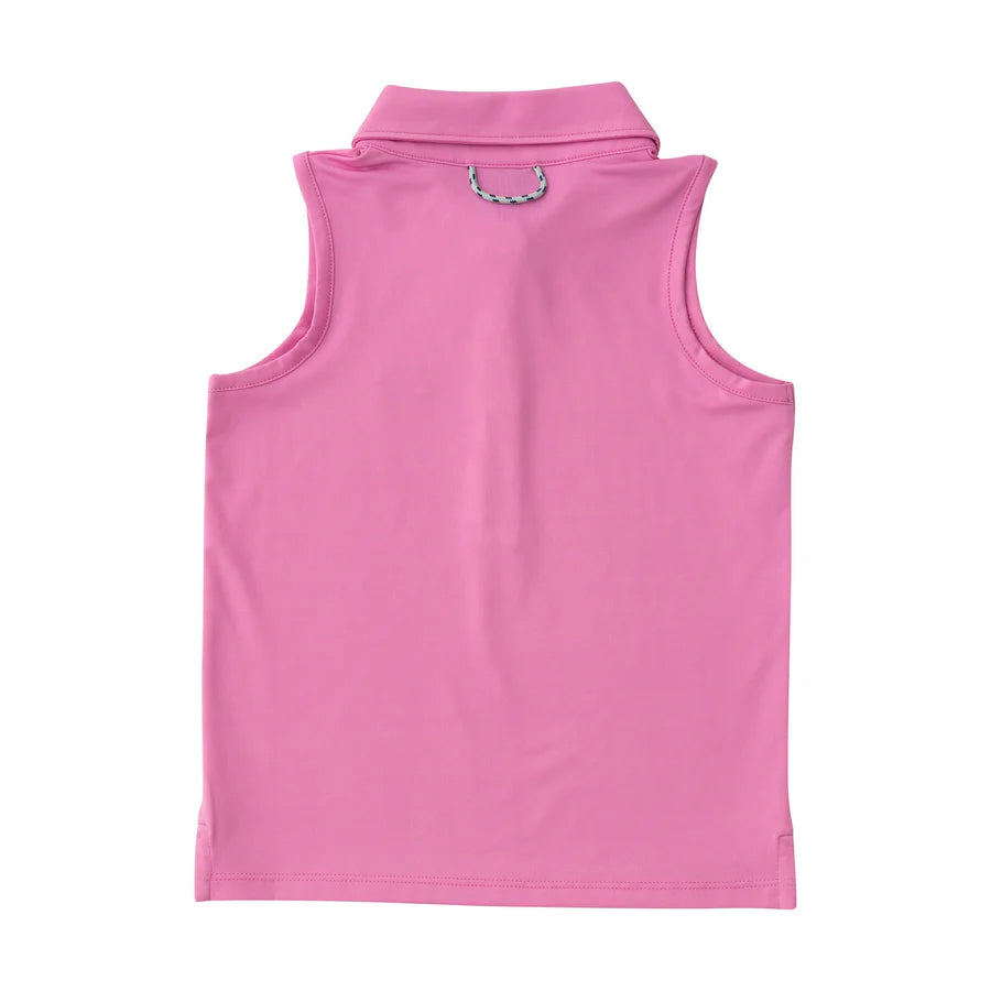 Girls Pro Sleeveless Performance Polo