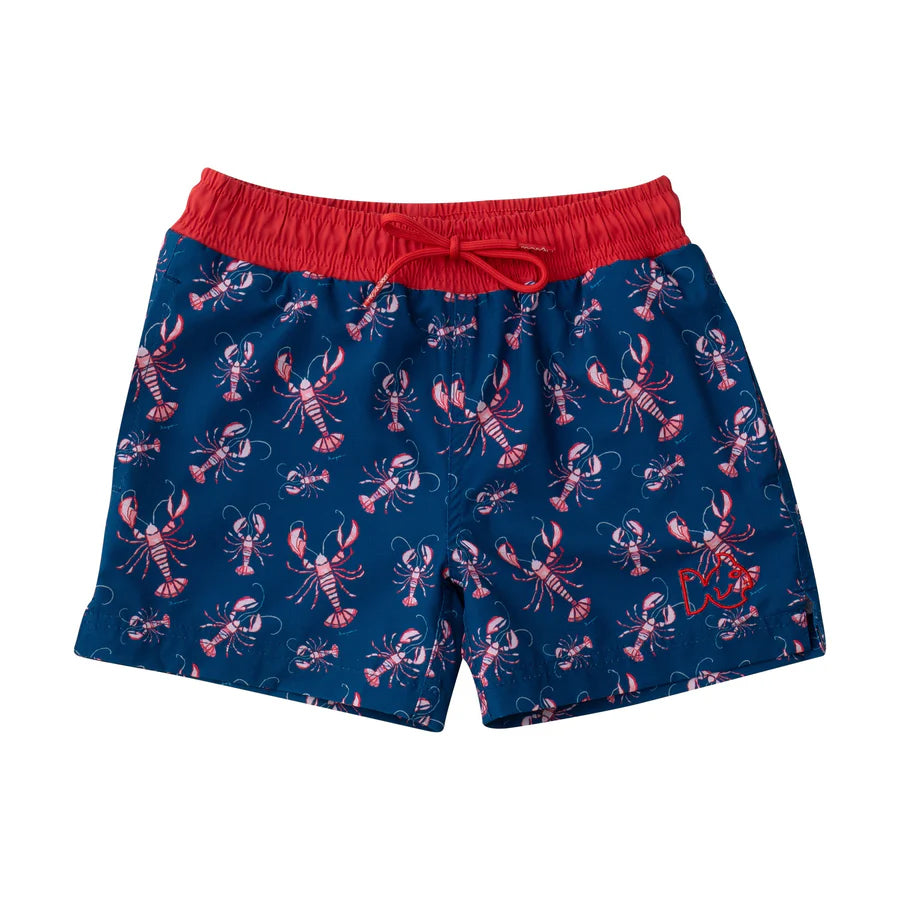 Lobster Boogie Board Swim Trunks