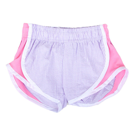 Girls Gingham Active Shorts