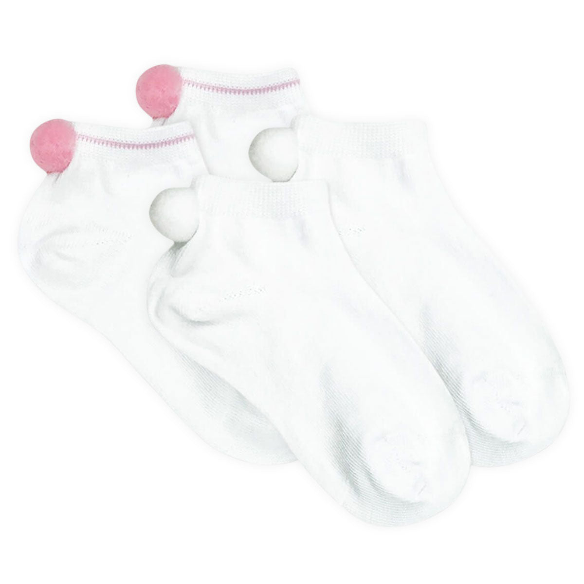 Low Cut Pom Pom Tennis Socks Classic Whimsy