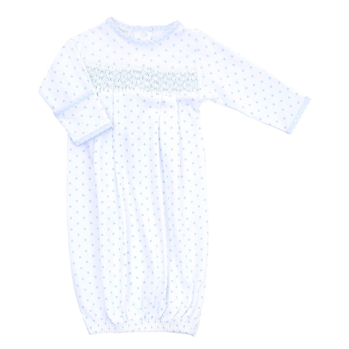 Polka Dot Smocked Essentials Gown