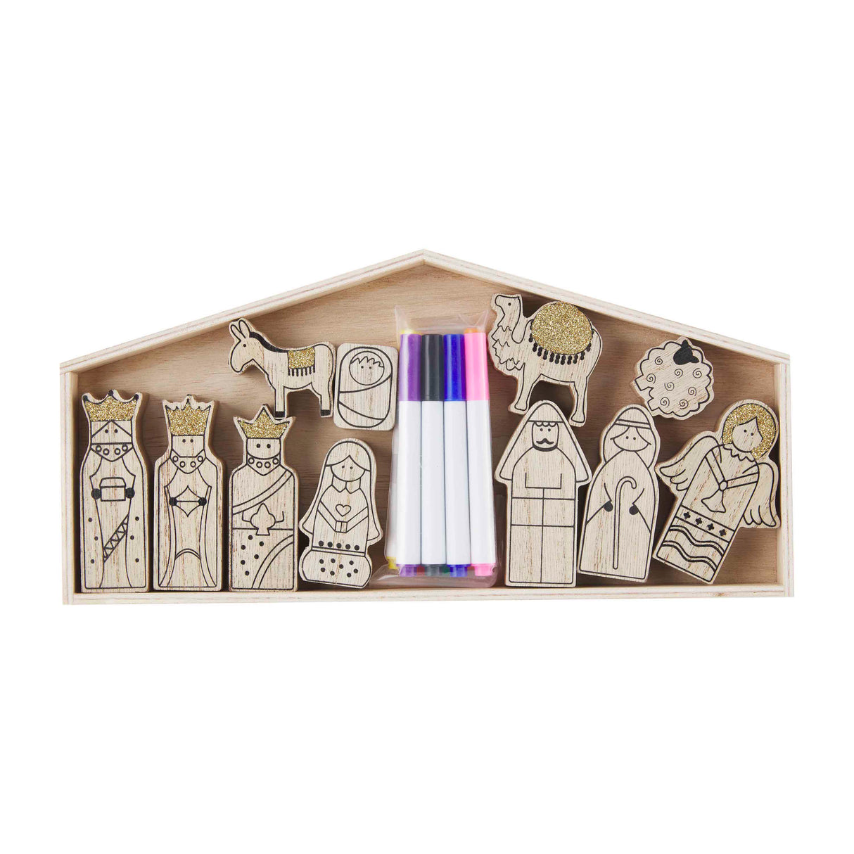 Color Yourself Nativity Set