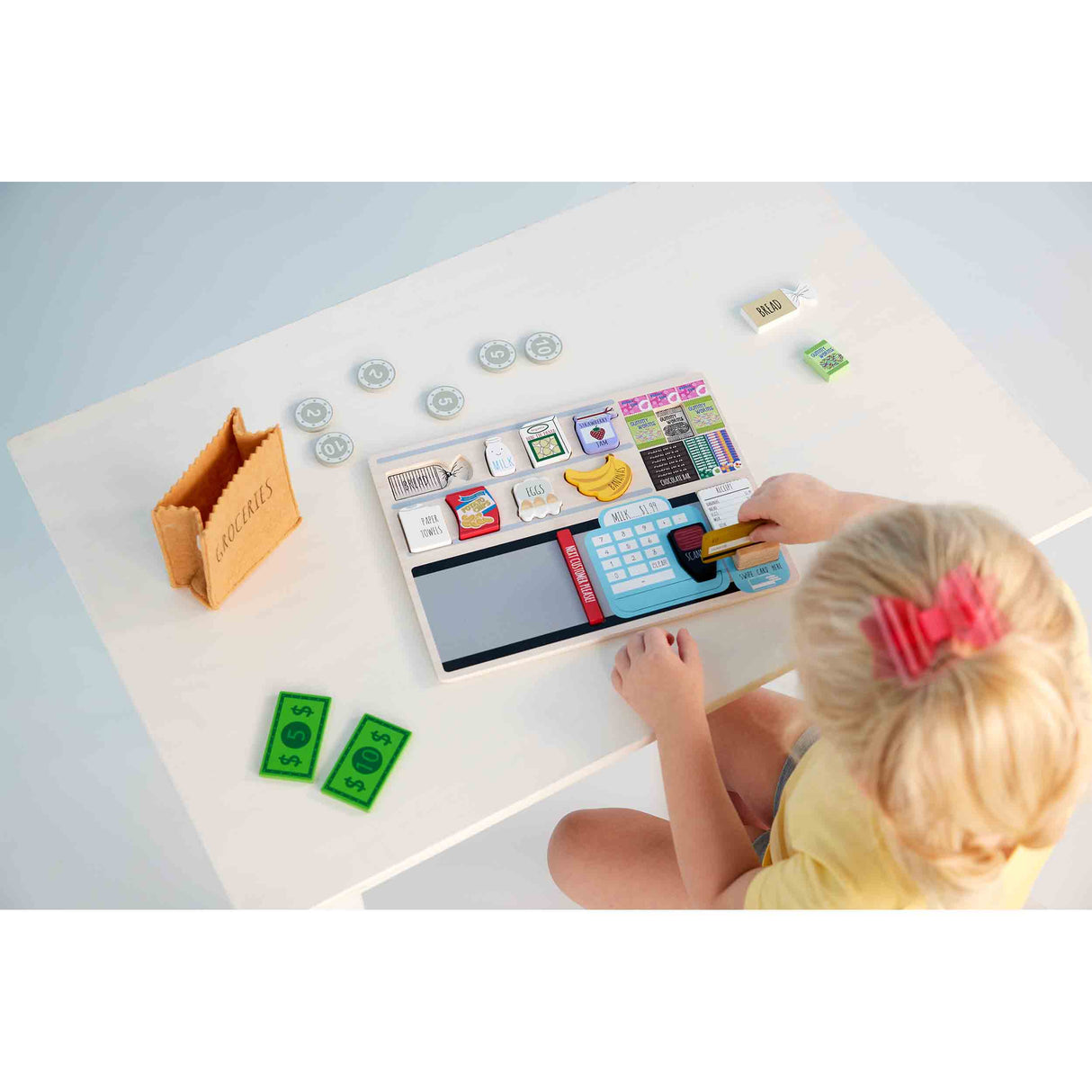 Grocery Shopping Time Wooden Puzzle
