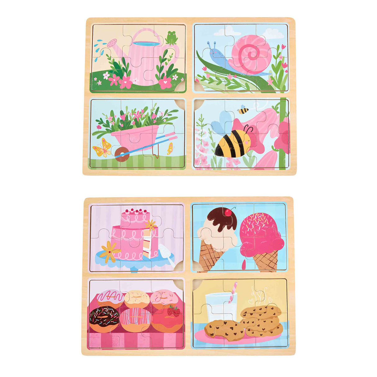 4-in-1 Puzzle Girls