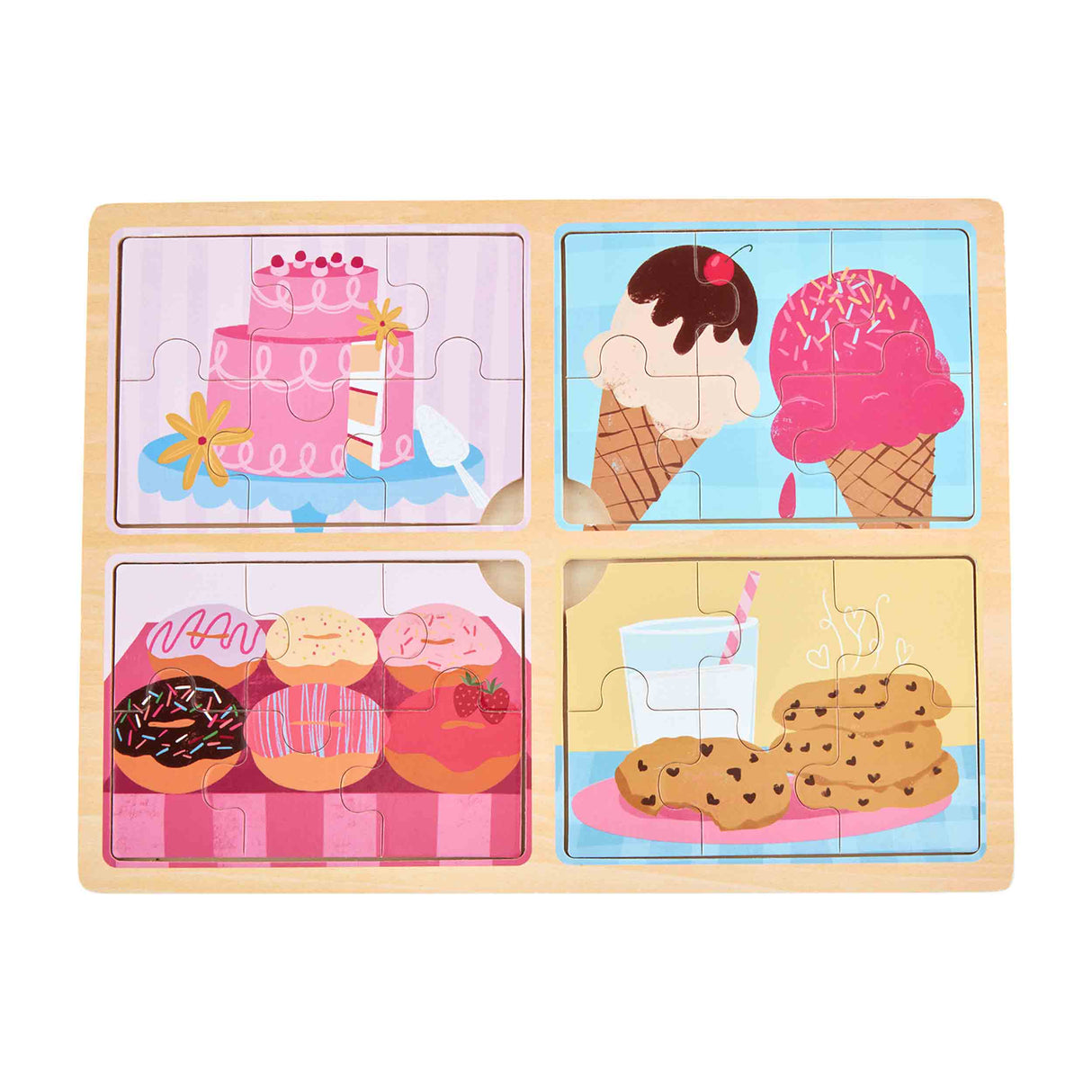4-in-1 Puzzle Girls
