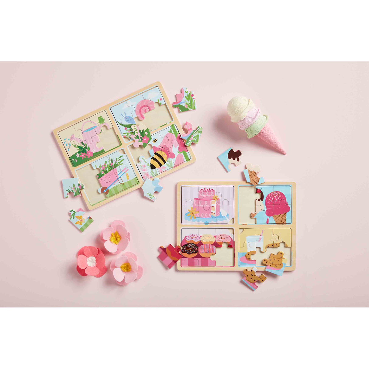 4-in-1 Puzzle Girls