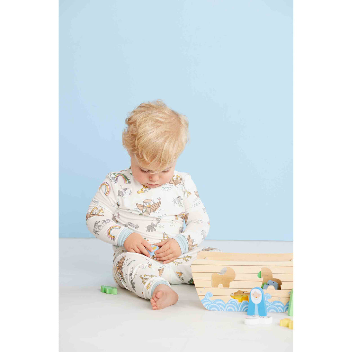 Noah's Ark Pajama Set