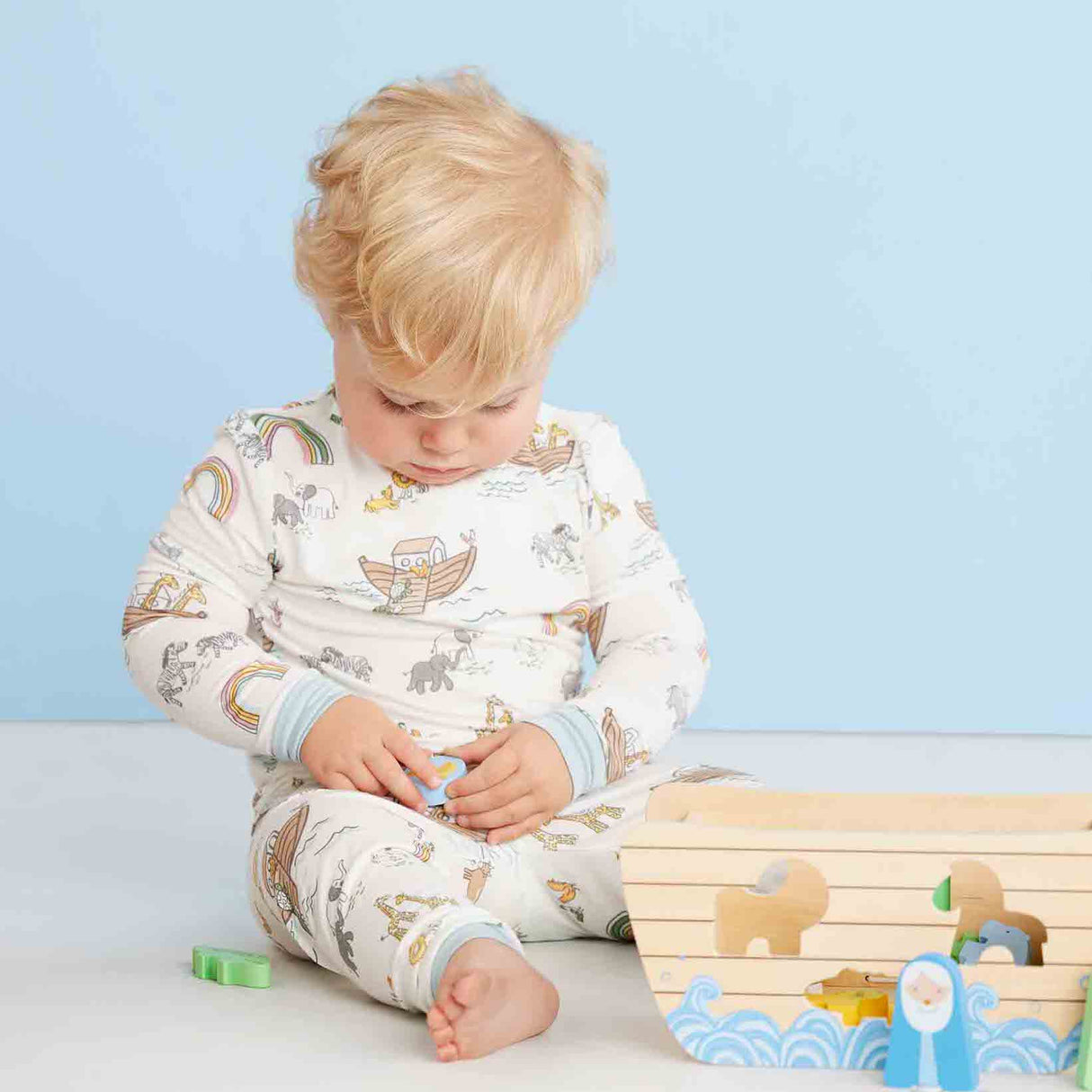 Noah's Ark Pajama Set